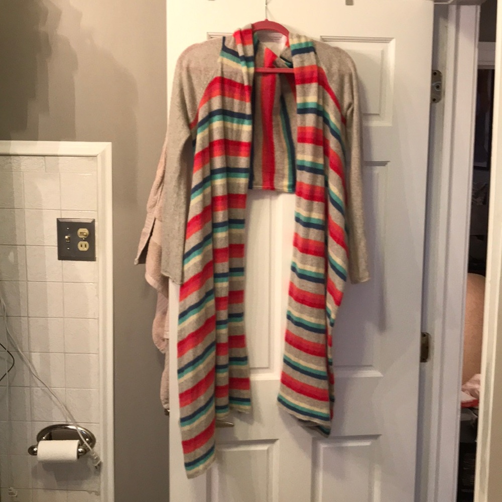 Multicolor cashmere shaw
